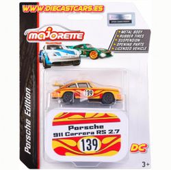 Majorette PORSCHE 911 CARRERA RS 2.7 * Serie Porsche Edition * Diecast 1:64