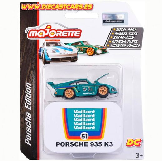 Majorette PORSCHE 935 K3 VAILLANT * Serie Porsche Edition * Diecast 1:64