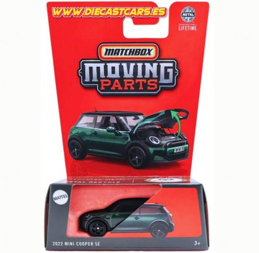 Matchbox 2022 MINI COOPER SE *Serie Moving Parts* Diecast 1:64