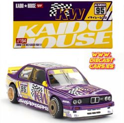 Mini GT Kaido House BMW E30 M3 Kaido KW V1 Púrpura //194 Diecast 1:64
