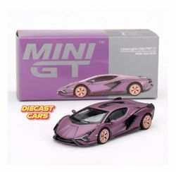 Mini GT LAMBORGHINI SIAN FKP37 Matte Viola SE30 #588