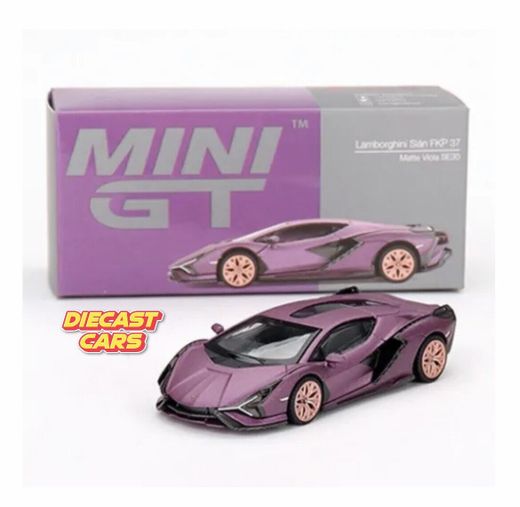 Mini GT LAMBORGHINI SIAN FKP37 Matte Viola SE30 #588