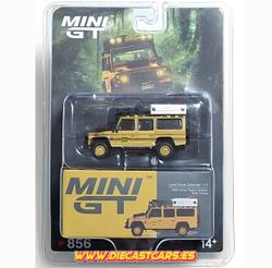 Mini GT LAND ROVER DEFENDER 110 1989 Camel Trophy Amazon Team Turkey #856