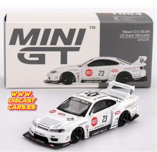 Mini GT NISSAN S15 SILVIA LB-Super Silhouette Liberty Walk ATHLETE //1054