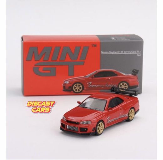 Mini GT NISSAN SKYLINE GT-R Tommykaira R-z Red #543