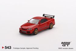 Mini GT NISSAN SKYLINE GT-R Tommykaira R-z Red #543