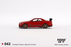 Mini GT NISSAN SKYLINE GT-R Tommykaira R-z Red #543